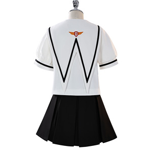 Kinomoto <span class=keywords><strong>Sakura</strong></span> <span class=keywords><strong>Cosplay</strong></span> disfraz Anime Card Captor <span class=keywords><strong>Sakura</strong></span> Halloween carnaval fiesta disfraz uniforme escolar conjunto completo - Product Image 3