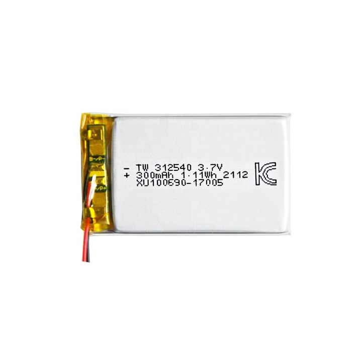 Wholesale 3.7V 312540 Rechargeable Lithium Polymer Ion Battery  