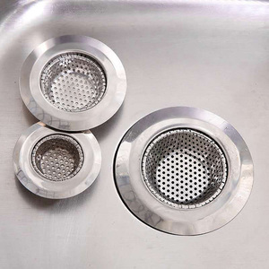 Scolapasta in Acciaio Inox Ecologico all'Ingrosso, Previene l'Intasamento del <span class=keywords><strong>Scarico</strong></span> a Pavimento con Rete Spessa per Lavello da <span class=keywords><strong>Cucina</strong></span> - Product Image 4