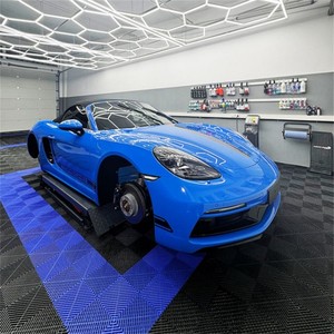 Dalles de sol en PP amovibles en gros, haute résistance, à emboîtement, pour l'esthétique automobile, les stations de lavage 4S, faciles à déplacer et à reconfigurer - Product Image 5