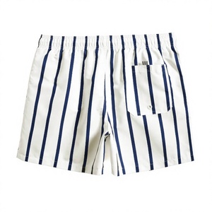 Men's Formal Swim Shorts Customizable Logo Solid Pattern Hot Shorts <b>Back</b> Pocket Drawstring Waist Breathable Quick Dry <b>Canvas</b> - Product Image 4