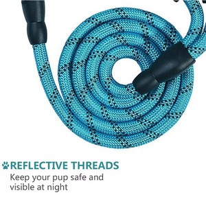 Correa para Perro Resistente de 1.5 m con Mango Acolchado Cómodo e Hilos Altamente Reflectantes para Perros Medianos y Grandes - Product Image 5