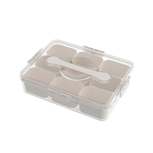 <b>Kitchen</b> Spice <b>Storage</b> Box Divided <b>Container</b> With Lid Food Grade Plastic For Seasonings And Herbs - Product Image 3