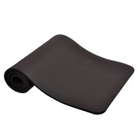Tapete de Yoga Rectangular de NBR de Alta Densidad, Ecológico, 185 cm, 10 mm, Antideslizante, Impermeable, Duradero, Antimicrobiano y Plegable