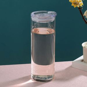 Customized Logo Glass Water Bottles With Bamboo Lid Silicone Sleeve for Promotions and Client <b>Gifts</b> - Product Image 4