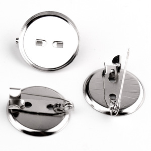 Jewelry Pin 20mm <b>Magnetic</b> Brooch Base With Tray For Badges And Corsages Craft Supplies - Product Image 3