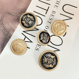Vàng Cổ Đồng Retro Phong Cách Anh Kẽm Hợp Kim Kim Loại Nút Áo Len Nút Trâm <span class=keywords><strong>Pins</strong></span> - Product Image 5