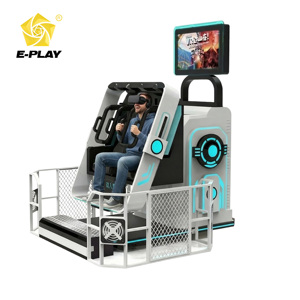 Simulador VR <span class=keywords><strong>de</strong></span> 100 Juegos con Rotación <span class=keywords><strong>de</strong></span> <span class=keywords><strong>360</strong></span>° y Dos Asientos - Cine Dinámico Comercial <span class=keywords><strong>de</strong></span> Metal y Fibra <span class=keywords><strong>de</strong></span> Vidrio para Parques <span class=keywords><strong>de</strong></span> Diversiones Interiores - Product Image 1