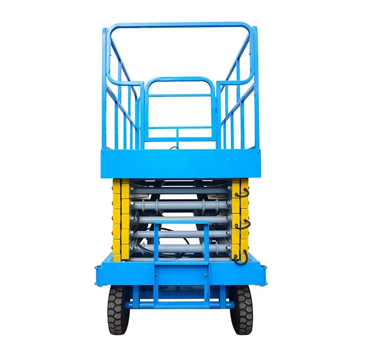 Stevige Constructie 1 Ton Elektrische Schaarlift Handleiding Schaarlift Hydraulische Ladder Prijs In India 2100*830 Mm Tafel size Ac/Dc