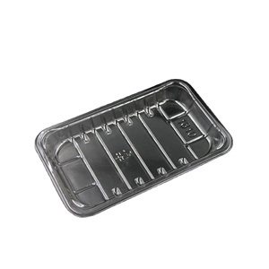 Hot selling Wholesale custom Clear PET Plastic Disposable Blister Food Tray Blister Packaging Pack Meat Containers