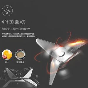 Licuadora portátil mini Midea de 600 ml, licuadora eléctrica de una sola cuchilla para batidos de frutas, uso doméstico - Product Image 3