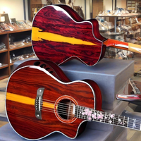 Gitar Akustik ST.BOUL SCG-80C 6 Senar Solid Cocobolo Rosewood Fretboard Mahogany Neck Kelas Profesional untuk Musik Fingerstyle
