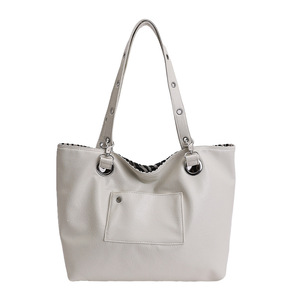 Bolso de Mano de Alta Gama para Mujer, de Gran Capacidad, de Doble Cara, de PU, para Viajes Diarios, Nueva Moda 2026 - Product Image 4