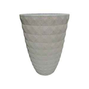 हल्के सफेद स्पेक्केल्ड रिबन pp फूलों के बर्तन लंबे बड़े कैलिबर इनडोर आउटडोर होम गार्डन प्लांटर आधुनिक न्यूनतम सजावट - Product Image 2
