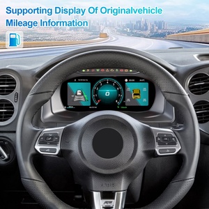 หน้าจอแสดงผล LCD ระบบ Navihua Linux สำหรับรถยนต์ ชุดหน้าปัดดิจิตอลแบบ Virtual Cockpit วัดความเร็ว สำหรับรถยนต์ VW Tiguan ปี 2010 - 2017 - Product Image 2