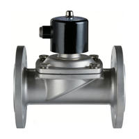Vanne solénoïde BFA à 2 voies normalement fermée DN15-DN50 en acier inoxydable SS304, zéro fuite, grand débit, vanne de régulation de fluides