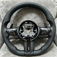 Volant pour BMW E70 E71 E84 E90 E92 E93 E87 E82 F07 F20 F21 F22 F30 F31 F35 F87 M3 M5 F10 F15 Volant de voiture en cuir