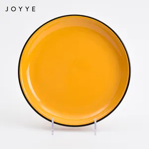 Joyye Ceramic Plate Set Dinnerware Hand Painting Restaurant Dinner Plates Dessert Bread Salad Plate