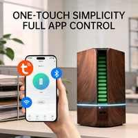 Diffuseur d'huiles essentielles intelligent à ultrasons, contrôle par application, Wi-Fi, design portable, batterie rechargeable 5200 mAh, grande capacité, LED