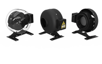 Ventilateur centrifuge à conduit rond pour systèmes HVAC Ventilateur 100/150/200/250/315mm pour pièces HVAC