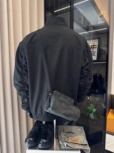 Chaqueta Bomber de entrenador de concha blanda para hombre, traje deportivo personalizado con cremallera sin capucha y soporte para chicos duros, traje deportivo de tres pruebas para frente de invierno - Product Image 5