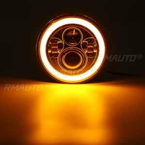 Phare LED universel pour moto 7 pouces, phare de voiture, phare de moto, phare avant pour BMW Cafe Racer Chopper Harley Touring Ultra - Product Image 4