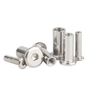 NINDEJIN Écrou à six pans creux en acier inoxydable 304 pour meubles, M3-M10, écrou de fixation standard - Product Image 4