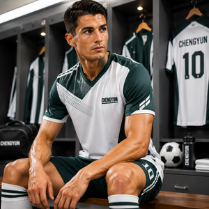 <span class=keywords><strong>Maillot</strong></span> <span class=keywords><strong>de</strong></span> football <span class=keywords><strong>personnalisé</strong></span> à col en V avec technologie avancée d'évacuation <span class=keywords><strong>de</strong></span> l'humidité pour les clubs professionnels - Product Image 1