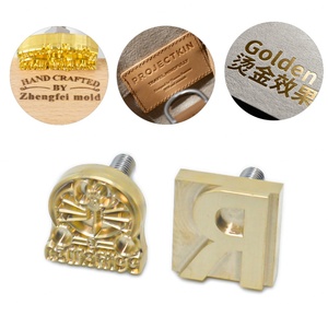 Logo Custom <b>Leather</b> Stamping Molding Machine Tools Brass Mold Alphabet Letters - Product Image 3