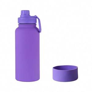 Botella de agua de acero inoxidable de doble pared al por mayor botella de agua deportiva de 650Ml frasco aislado de boca ancha - Product Image 4