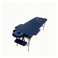 Table de massage pliante pour salon de beauté et extension de cils, marque Jiacheng, lit de massage en acier inoxydable à trois sections