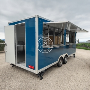 Camión de Comida Personalizado 2025, Hot Dogs, Pizza, Café, Helados, Remolque de Comida Móvil Moderno para Catering - Product Image 4