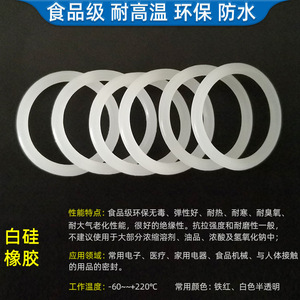 Vacuum box glove box flange sealing rings, fluororubber O-rings, transparent silicone sealing rings, acid and <b>alkali</b> resistant - Product Image 4