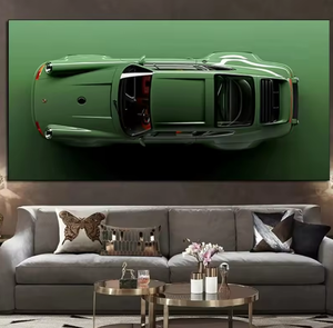 Décoration de maison moderne, peinture en porcelaine de luxe représentant des voitures de course, affiches de course, impressions, art mural de supercars, Cuadros - Product Image 3