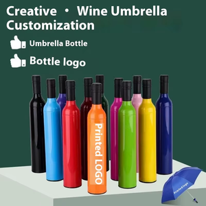 Proveedor chino ofrece <span class=keywords><strong>paraguas</strong></span> de botella de vino portátil 8K barato de 21 pulgadas para adultos Control manual - Product Image 5