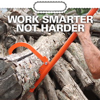 JH-Mech Steel Log Peavy Cant Hook 47 "Peavy Herramienta de registro Herramienta manual Cant Hook 47" Metal Log Lifter