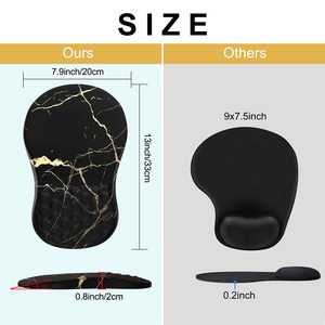 Ergonomic với gel cổ tay Pad thăng hoa trống cổ tay hỗ trợ bàn phím chuột chơi game Pads - Product Image 2