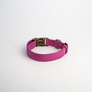 Collier de luxe pour chat et chien en cuir, accessoires pour animaux de compagnie, vente chaude, possibilité de graver des mots, fermoir à pression en alliage, articles en stock - Product Image 2
