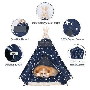 Vente en gros pliable en plein air respirant portable durable <span class=keywords><strong>lit</strong></span> pour chien et chat pet <span class=keywords><strong>tipi</strong></span> tente maison - Product Image 5