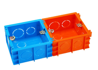 Boîte de jonction électrique en PVC plastique, raccord de conduit, câblage, modèle PJB86, certifié ISO9001 CE SGS, 1/2 tuyau pour couleur personnalisée
