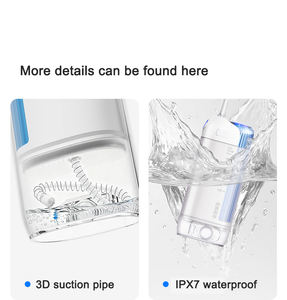 Irrigador Bucal Profesional Portátil Inalámbrico con Doble Boquilla de Efectos, Doble Tanque de Líquido, Ajuste de Tres Velocidades y Múltiples Sabores para Hotel - Product Image 4
