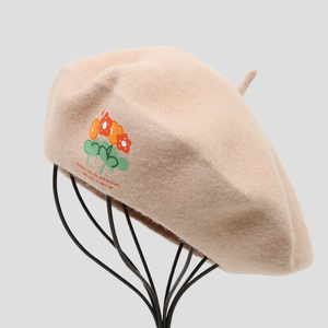 Personaje de impresión personalizada Sólido Francés 90% Boina de lana Artista <span class=keywords><strong>Pintor</strong></span> Sombrero - Product Image 6