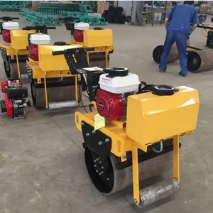 Double/Single Drum Mini Vibratory Pedestrian Road Roller Ride-on Compactor