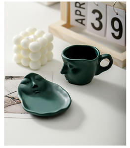 Taza de Café de Cerámica de Lujo Ligero con Baño de Oro, Taza de Agua Avanzada - Product Image 4