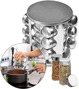 Support à Épices Rotatif en Acier Inoxydable Écologique en Forme d'Arbre pour Cuisine – Présentoir Amusant pour Bouteilles de Sel et Poivre - Product Image 5