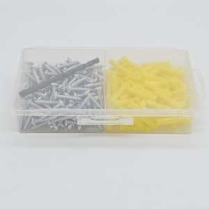 201pcs bê tông tường Neo và vít Assortment kit, #10-12 nhựa màu xanh Neo và tự khai thác vít với 1pcs khoan bit - Product Image 2