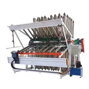14/18/20 Rows Hydraulic Pneumatic Wood Gluing Press Rotary Clamp Carrier Composer