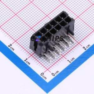 WAFER-MX3.0-12PWZ Wire-to-Board Pin Header Bent Lead Through Hole,P=3mm Connector 2x6P 3mm Right Angle Insert Micro-Fit (MX 3.0) - Product Image 1
