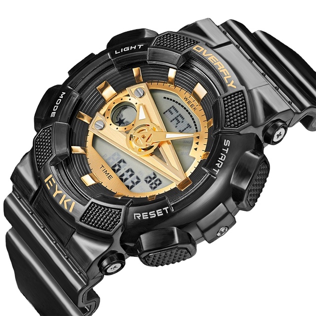 Men Watches Sports Watch Men Top Brand Luxury EYKI Men's Quartz Digital Casual Outdoor 30M Waterproof Wrist Watch