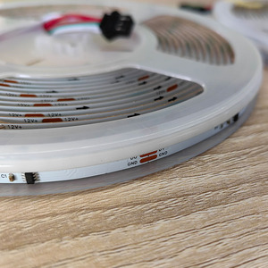 Bande LED COB RGB SPI 576 LED/M, bande lumineuse à défilement de couleurs avec plusieurs modes d'éclairage, DC12V 24V, couleur de rêve pour la décoration de la maison - Product Image 4